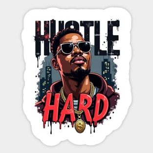 Street King: Bold Style and Urban Swagger Sticker